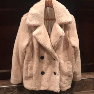 Free People Fuzzy Coat